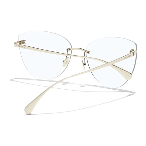 chanel 3387 eyeglasses|Cat Eye Blue Light Glasses Titanium Light Gold .